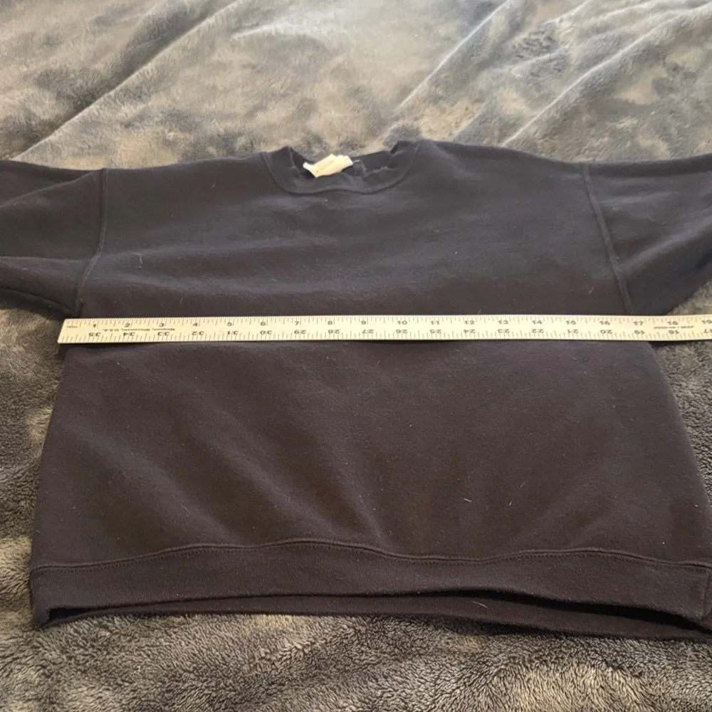 Kids Black Crewneck Sweatshirt - Casual Everyday Pullover